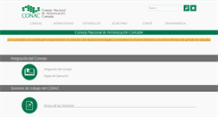 Desktop Screenshot of conac.gob.mx